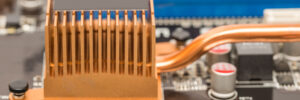 copper heat sink on chipset